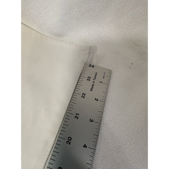 New Uniqlo Pants XL Womens White Ultra Stretch  Cropped Pull On Leggings - Picture 9 of 9